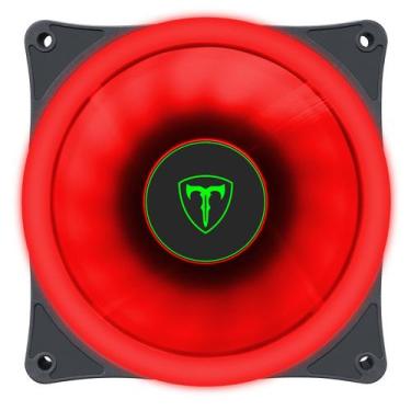 Imagem de Cooler Fan Led Vermelho 120x120x25 12cm T-dagger T-tgf200r