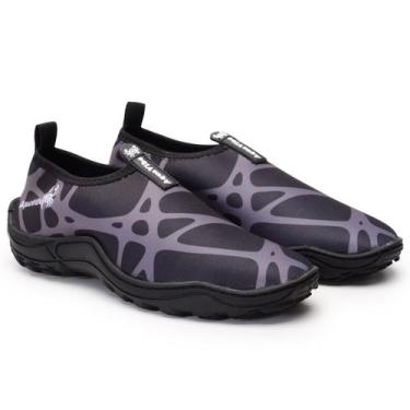 Imagem de Sapatilha de Neoprene Aquática Esportiva Unissex Solado Tratorado Anti