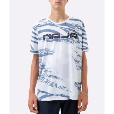 Imagem de Camiseta Masculina HUPI Bike Naja V10 Branco e Cinza-Masculino