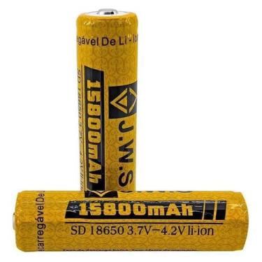 Imagem de Kit 2 Baterias 18650 15800mah 4.2v C/ Chip Série Gold Jws