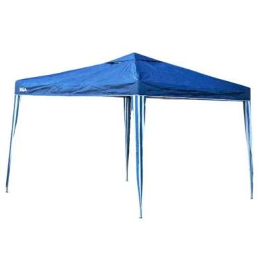 Imagem de Gazebo Dobrável Poliéster Azul 3 x 3 metros Kala