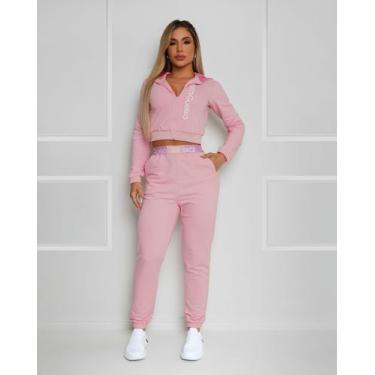 Imagem de Conjunto moletom must have maria gueixa, G, Preto