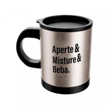 Imagem de CANECA MIXER INOX C/TAMPA 380ml - LYOR