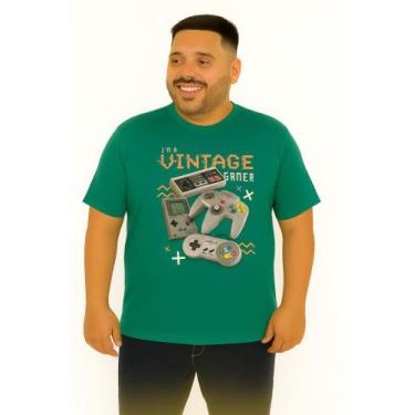Imagem de Camiseta Plus Size Thoux 100% Algodão  Estampa Vintage  Masculina, Ver