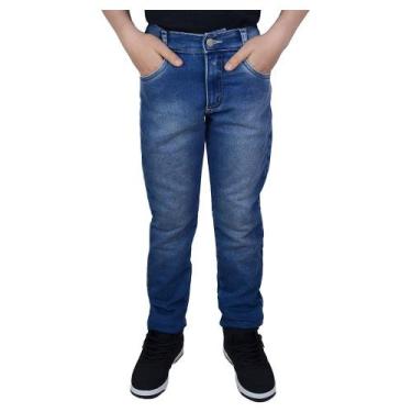 Imagem de Calça Jeans Infantil Menino Dipopini Skinny Azul - CIM104, 10, Azul