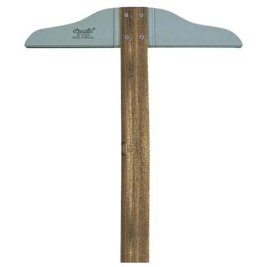 Imagem de Régua T de Madeira 50cm Trident Bordas de Acrílico e Cabeçote Fixo Mod