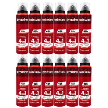 Imagem de Kit 12 Desodorante Herbíssimo Care Masculino Volcano 150ml - Dana