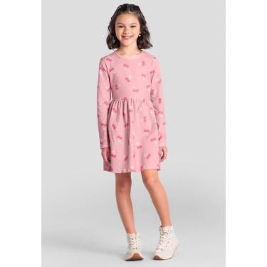 Imagem de Vestido infantil menina em cotton Brandili