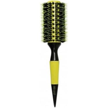 Imagem de Escova de Cabelo Madeira Premium Color Cerâmica 27mm - Belliz