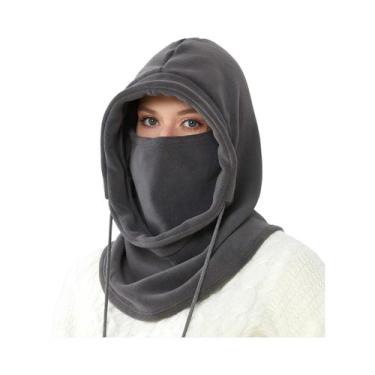Imagem de Máscara Balaclava Unissex De Inverno, À Prova De Vento, Com Gorro Térm