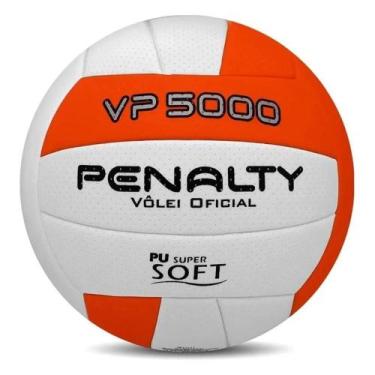 Imagem de Bola Vôlei VP 5000 - Penalty, Branco, Laranja, Preto