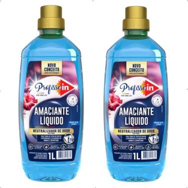 Imagem de Kit 2 Amaciantes Líquido Neutralizador de Odor Profisse 1L