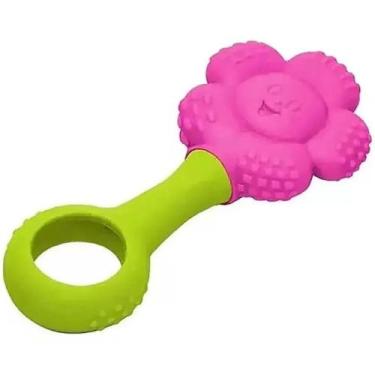 Imagem de Mordedor Chocalho Florzinha Fofiflor Bebê +4 Pais e Filhos