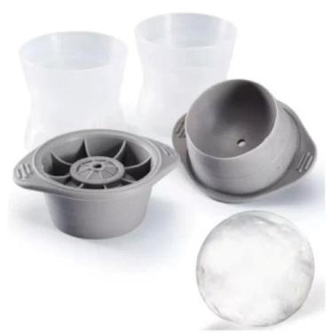 Imagem de Vittak Kit Formas de Gelo Esfera Grande em Silicone para Drink Whisky,