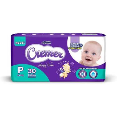 Imagem de Fralda Descartável Cremer Jumbo P - 30 Unidades