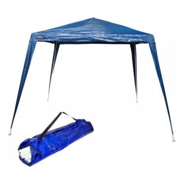 Imagem de Tenda Montável Barraca Praia Base 3x3m Importway, Azul