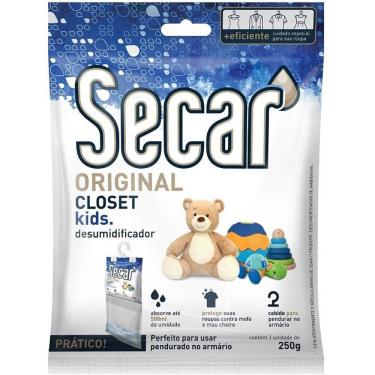 Imagem de Desumidificador Secar Closet Kids 250g Absorção de Umidade para Armários e Closets Soin