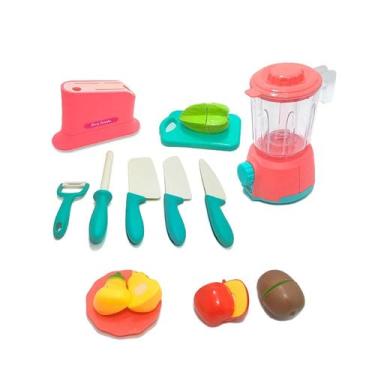 Imagem de Doce Cozinha Plus Liquidificador Cardoso Toys Cozinha Infantil Com Fru