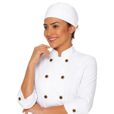 Imagem de Bandana semprigual de amarrar chef - DEMORGAN UNIFORMES, Branco, UN