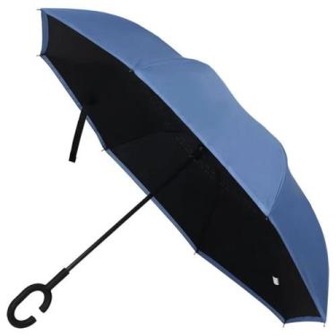 Imagem de Guarda Chuva Flip Fechamento Invertido 1,20 Metros Leve Cabo C Resiste
