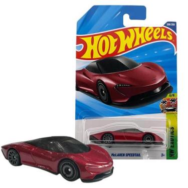 Imagem de Carrinho Hot Wheels McLaren Speedtail Vinho JBB28 - Mattel