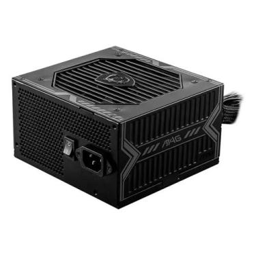 Imagem de Fonte Msi Mag 650w 80 Plus Bronze Pfc Ativo A650bnl Preto