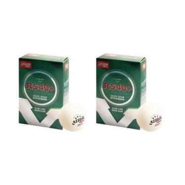 Imagem de Bolas De Tênis De Mesa DHS RS40+ 6 Unidades Caixa Com 10 Peças Novo Ma