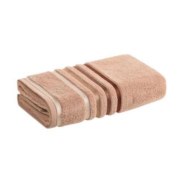 Imagem de Toalha de Rosto Karsten Lumina Avulsa 500g/m² Fio Penteado - - Deserto