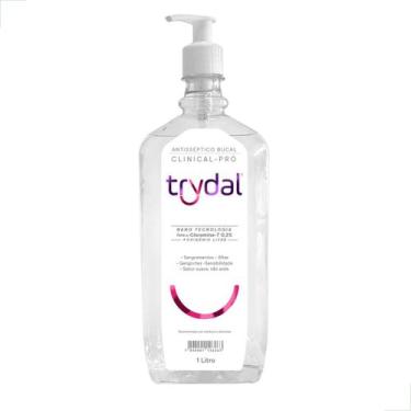 Imagem de Enxaguante Bucal Trydal Clinical-Pro 1L Nanotecnologia Cloramina-T Com