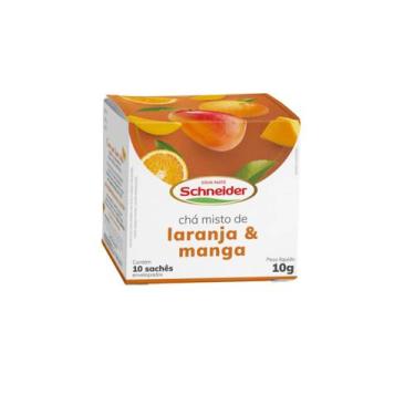 Imagem de Chá Laranja com Manga em Sachês Infusão 10g Schneider