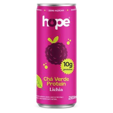 Imagem de Chá Verde Protein Lichia 10g Hope 269ml - 6 Unidades