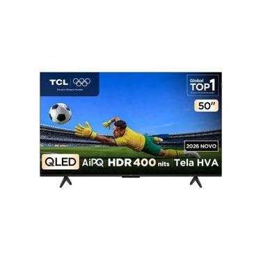 Imagem de Smart TV TCL P7L 50 Polegadas 4K UHD QLED Preto Google TV Dolby Atmos Bivolt