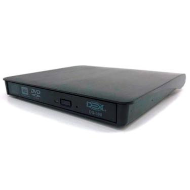 Imagem de Gravador Dvd Externo Dex Dg-300 Slim Usb 3.0 Preto