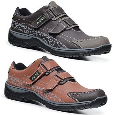 Imagem de Kit Sapatenis Maculino 2 Pares Couro Vegano VL New Fox Cor:Marrom;Tamanho:44;Gênero:Masculino