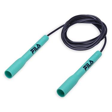 Imagem de FILA Accessories Speed Jump Rope – Corda de pular clássica de 2,7 m | Cabo ajustável que não embaraça e alças de aderência estendida | Treinamento de resistência cardiovascular para mulheres, homens – Zircão