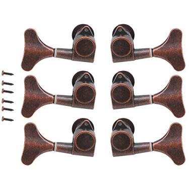 Imagem de Pinos de chave de sintonização de graves 3L3R Cabeças de máquina sintonizadores Peças de graves