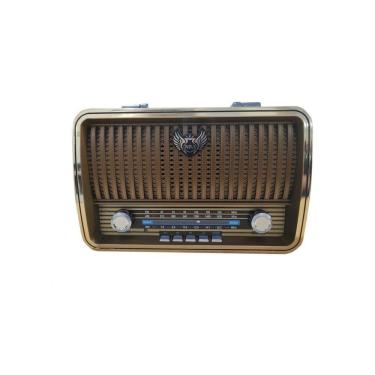 Imagem de Rádio Retro Am Fm Sw Bluetoooth Recarregavel Usb Mp3 1909Bt