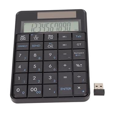 Imagem de Teclado numérico calculadora, teclado numérico com 29 teclas 2,4 G sem fio USB Plug and Play Design ergonômico teclado numérico com função calculadora