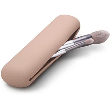 Imagem de pincéis maquiagem - Bolsa pincel maquiagem portátil para viagens,Bolsa pincéis maquiagem viagem bolsas cosméticos bolsa para mulheres pincéis estojo, A/r