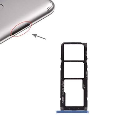 Imagem de HONGYAN Peças de substituição de telefone celular Bandeja de cartão SIM + bandeja de cartão SIM + cartão micro sd para xiaomi redmi s2 Acessórios telefônicos