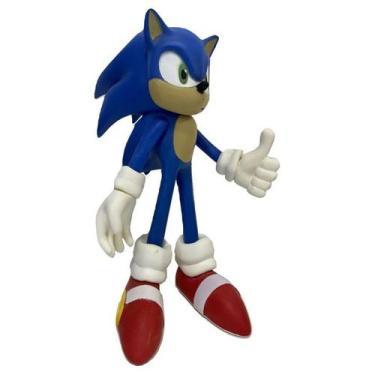 Imagem de Boneco Sonic Classic Azul Personagem Action Figure Articulado - Figure