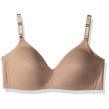 Imagem de Warner's Sutiã feminino plus size Simply Perfect com aro macio para as axilas, Amêndoa torrada, 36A