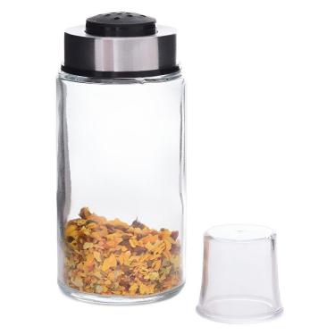 Imagem de Pote de Vidro para Temperos e Condimentos 200mL com Tampa Dosadora