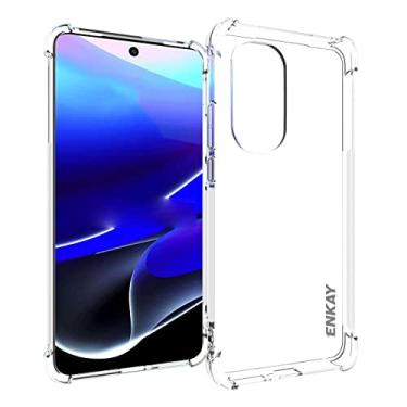 Imagem de YUNCHAO Caixa de telefone Para Motorola Moto Edge 2022 Enkay transparente TPU Chefe à prova de choque capa para celular