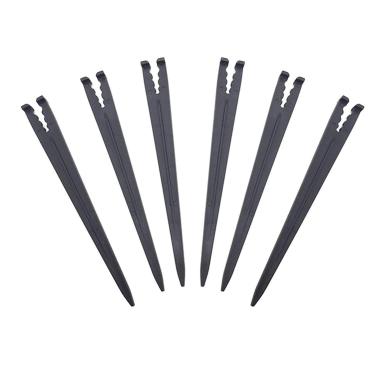 Imagem de Estacas de retenção de tubo de gotejamento universal One Stop para irrigação, estufa, jardim e hidropônicos (pacote com 100)