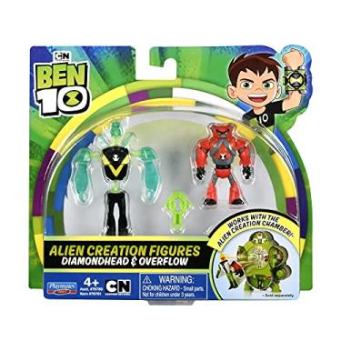 Imagem de Ben 10 Alien Creation Figures 2 Pack (Diamondhead, Overflow)