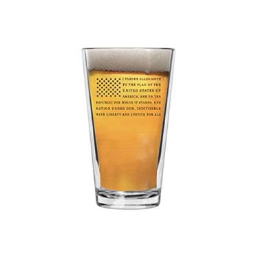 Imagem de Pledge of Allegiance Copo de Cerveja Patriótico Copo de Bebida 473 ml Presente para Qualquer Americano Patriótico