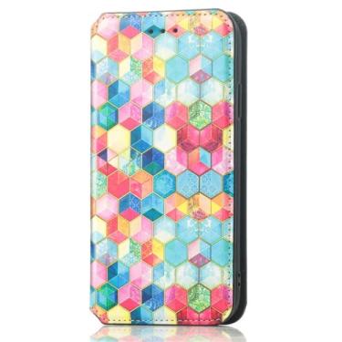 Imagem de ZiEuooo Capa protetora para Samsung Galaxy A50 A70 S A40 A60 M32 M52 M53 5G M62 padrão de espaço criativo exclusivo PU capa de telefone TPU tendência requintado shell bumper (F,A60)
