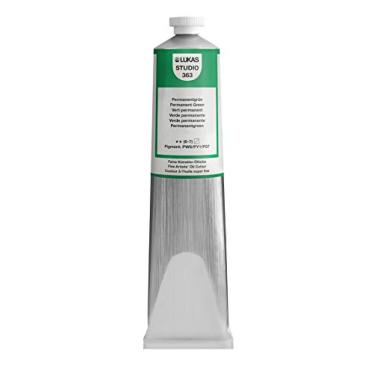 Imagem de LUKAS Studio Professional Tinta a Óleo Color Paint High Pigment Professional Artist Paint - Tubo de 200 ml - Verde Permanente