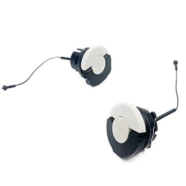 Imagem de MOOKEENONE 1 * tampa de combustível + tampa de óleo, peças da tampa da tampa do tanque de combustível do tanque de gás de motosserra para STIHL MS181 MS260 MS381